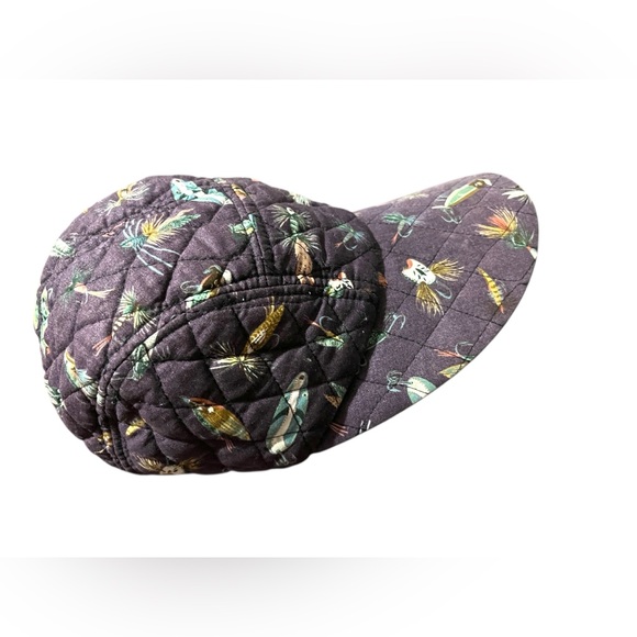 Vintage Rare Vera Bradley 5 Panel Quilted Cap Egg Plant Purple Fishing Novelty - Picture 4 of 8